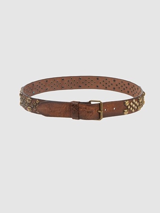 Jo No Fui Studded Leather Belt